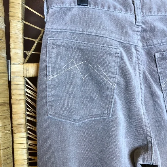 WRANGLER Vintage Corduroy Pants High Rise Mom Mauve Size 30 - Picture 11 of 15